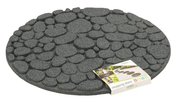 Multy home Zahradní nášlap CRACKED LOG antracit, gumový MHEU5000075, 1 ks