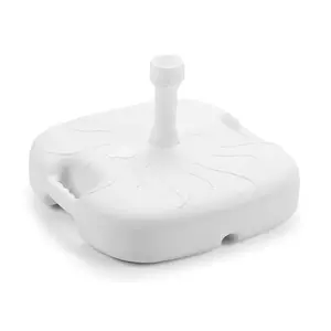 Stojan pro slunečník 16L, bílý 44x44x12 cm