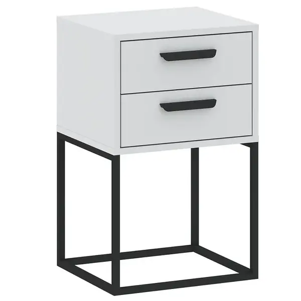 Noční stolek 2S-40 bílá