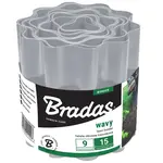 Skrytý obrubník vlnitý 9 m x 15 cm světle šedý OBFLGY0915