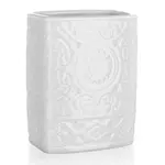 Kelímok na kefky keramický biely