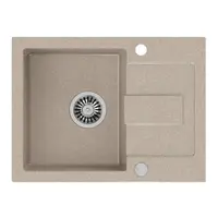 Dřez Chrystian 116 600x450x185 béžový