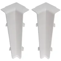 Vnitřní hohová lišta Hi-Line 89 bílá mat – 2 ks