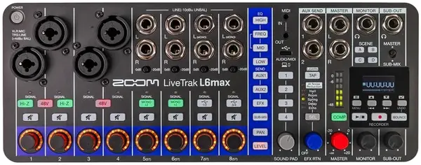 Zoom LiveTrak L6max