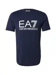 EA7 Emporio Armani Tričko  námornícka modrá / biela