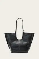 Kožená kabelka AllSaints ARA červená barva, W284XD