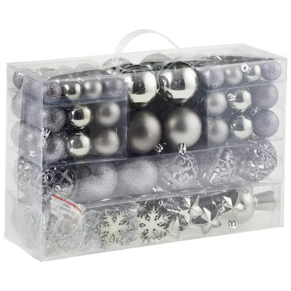 X-Mas SADA VÁNOČNÍCH KOULÍ 111dílné