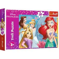 Trefl Disney puzzle 30 dílků Krásný den pro princezny