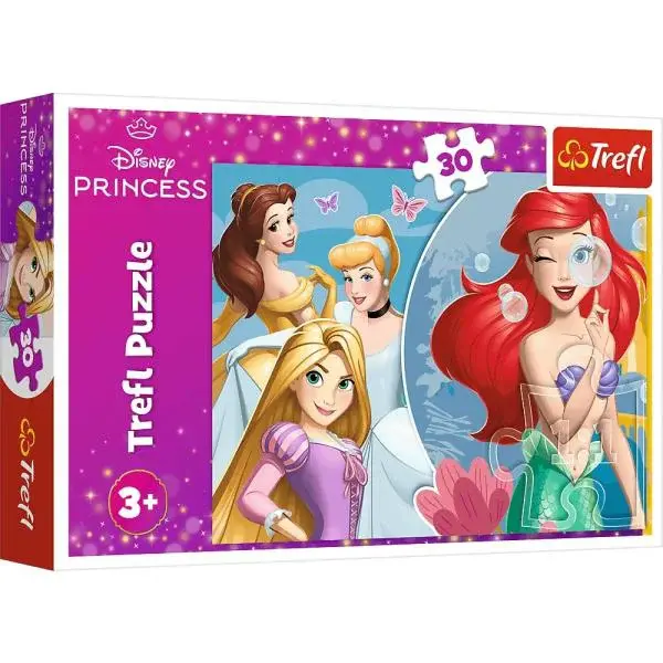 Trefl Disney puzzle 30 dílků Krásný den pro princezny