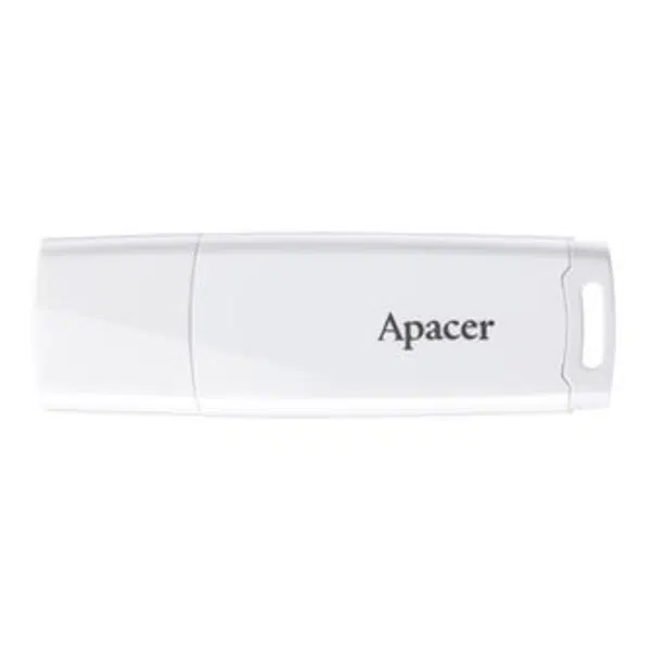 Apacer USB flash disk, USB 2.0, 32GB, AH336, bílý, AP32GAH336W-1, USB A, s krytkou