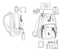 Batoh do školy Nitro Hero Tropical