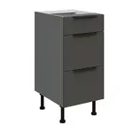 Spodní skříňka Aria ANT 40 D 3S BB - Premium Box Barva korpusu: Antracit, Barva dvířek: GR - Graphite AFM