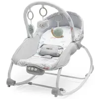 BABY MIX HLEMÝŽĎ Multifunkční houpací lehátko, šedá, velikost