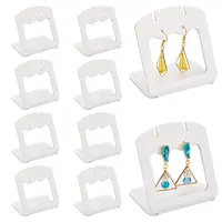 Acrylic Slant Bacl Earring Display Stands