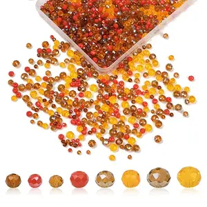 1050Pcs Electroplate Glass Beads