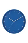 Nástěnné hodiny Karlsson Cool Retro 30 cm modrá barva