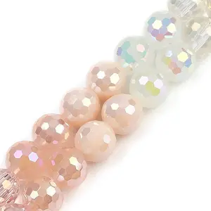 Electroplate Glass Beads Strands