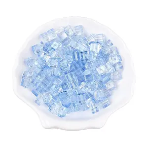 Baking Paint Transparent Glass Beads