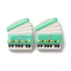 Opaque Music Theme Resin Cabochons