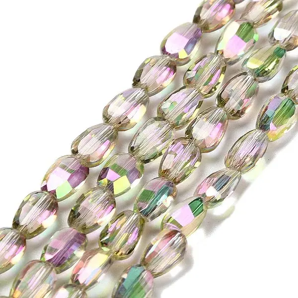 Electroplate Glass Beads Strands