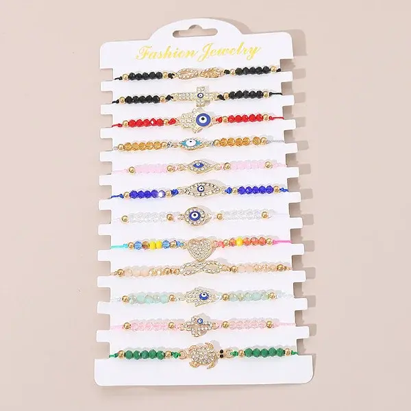Alloy Resin Link Bracelets Sets