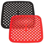 2Pcs 2 Colors Reusable Silicone Mesh Liner Mats