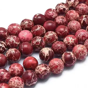 Natural Imperial Jasper Beads Strands