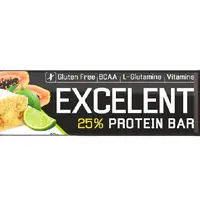 Nutrend Excelent Protein Bar limetka s papájou v jogurtové polevě 85 g
