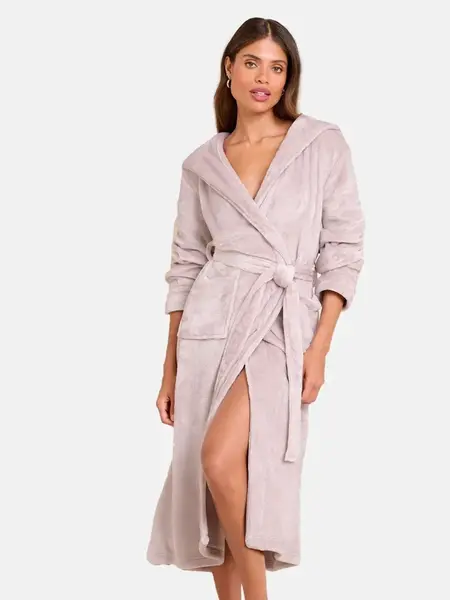 Lipsy Dlhý župan  pastelovo ružová