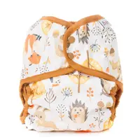 Bobánek Svrchní kalhotky XL patentky 1 ks lesní zvířátka