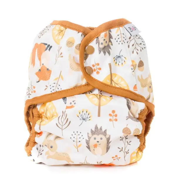 Bobánek Svrchní kalhotky XL patentky 1 ks lesní zvířátka