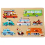 Haba Drevené vkladacie puzzle - dopravné prostriedky