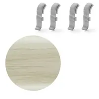 Spojka k soklu Naturel javor patina , PVC dĺžka 0,5 cm, výška hrany 56 mm, NATNGTF28