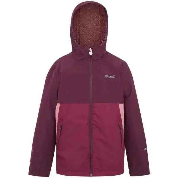 REGATTA OUTDOORS HILLAIN WARM JR Detská bunda, vínová, veľkosť 9-10Y