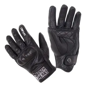 Kožené moto rukavice W-TEC Black Heart Rookah černá M