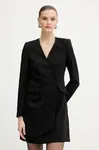 Šaty Morgan černá barva, mini, RCLIF