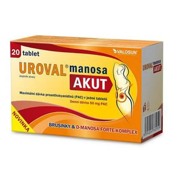 Uroval Manosa AKUT 20 tablet