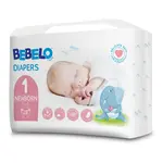 BEBELO Care Diapers Newborn 1 dětské pleny 28 ks