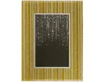 Fotorámik sklenený 10x15 cm, zlatý trblietavý%
