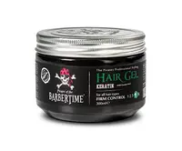 Gél na vlasy s keratínom so silnou fixáciou Barbertime Hair Gel Keratin - 300 ml - Pirates of the Barbertime + darček zadarmo