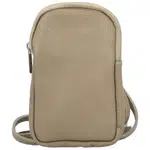Dámske kožené crossbody púzdro taupe - Delami Valli