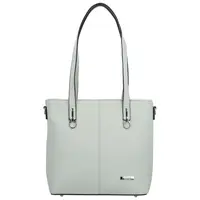 Dámska kabelka na rameno svetlo šedá - Delami Royal Class