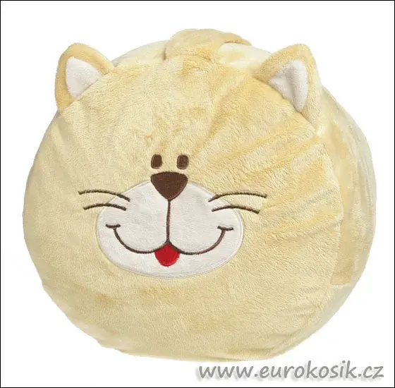 Kočka - plyšové sedátko