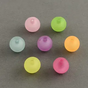 Frosted Acrylic Beads