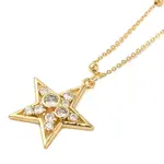 Real 18K Gold Plated Brass Micro Pave Clear Cubic Zirconia Pendant Necklaces for Women