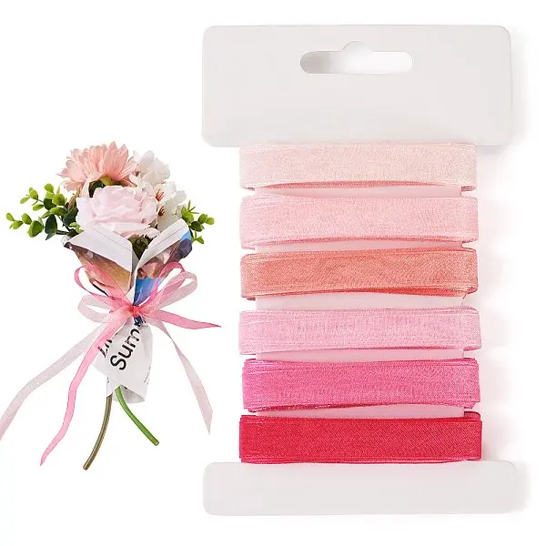 30 Yards 6 Colors Polyester Ribbon