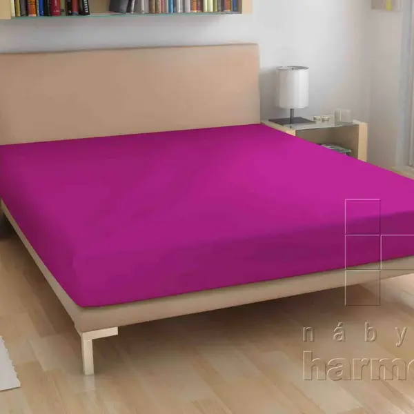 Froté prostěradlo - lila - 60 x 120 cm