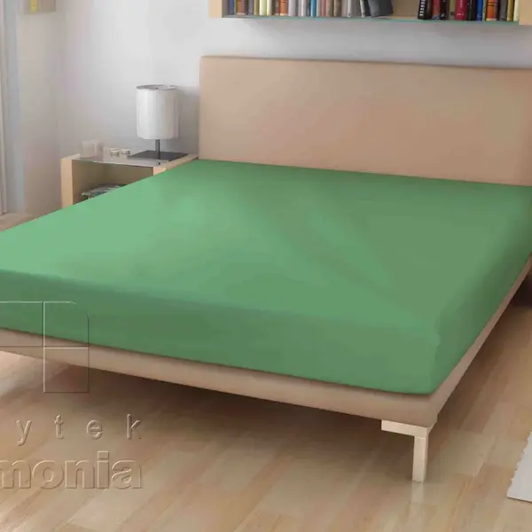 34-jersey prostěradlo - olivová - 90 x 200 cm