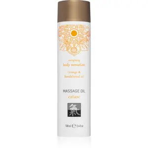 HOT Shiatsu Extase masážní tělový olej Orange & Sandalwood 100 ml