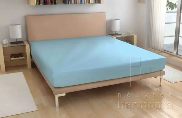 Froté plachta - svetlo modré - 200 x 220 cm